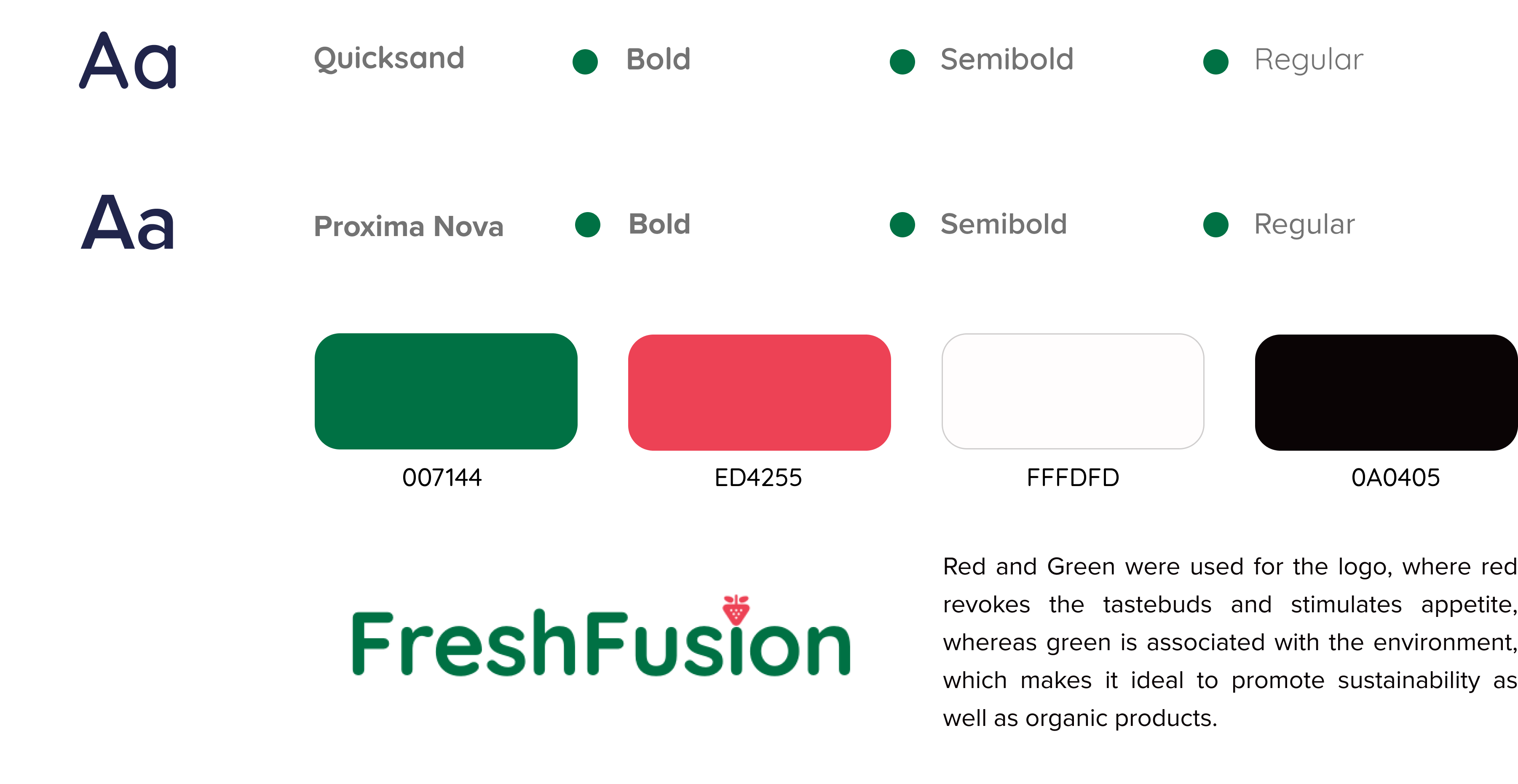 FreshFusion Typography